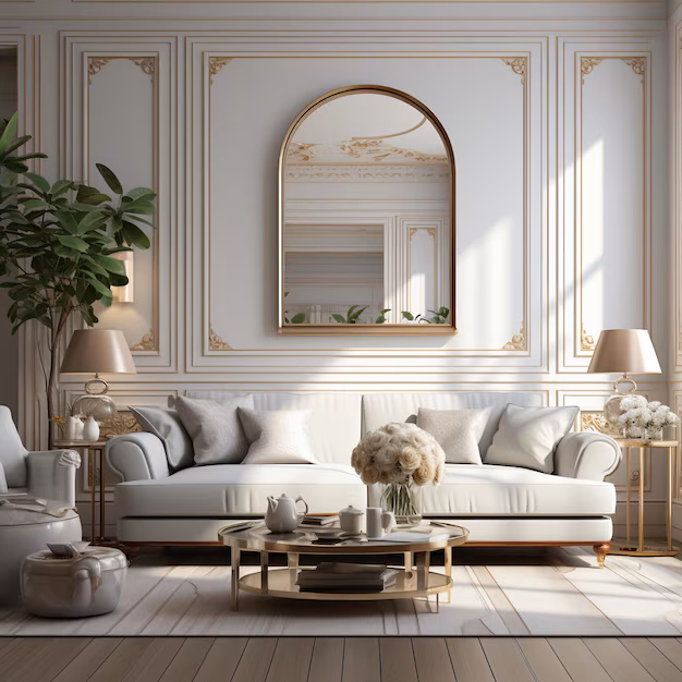 elegant living room interior