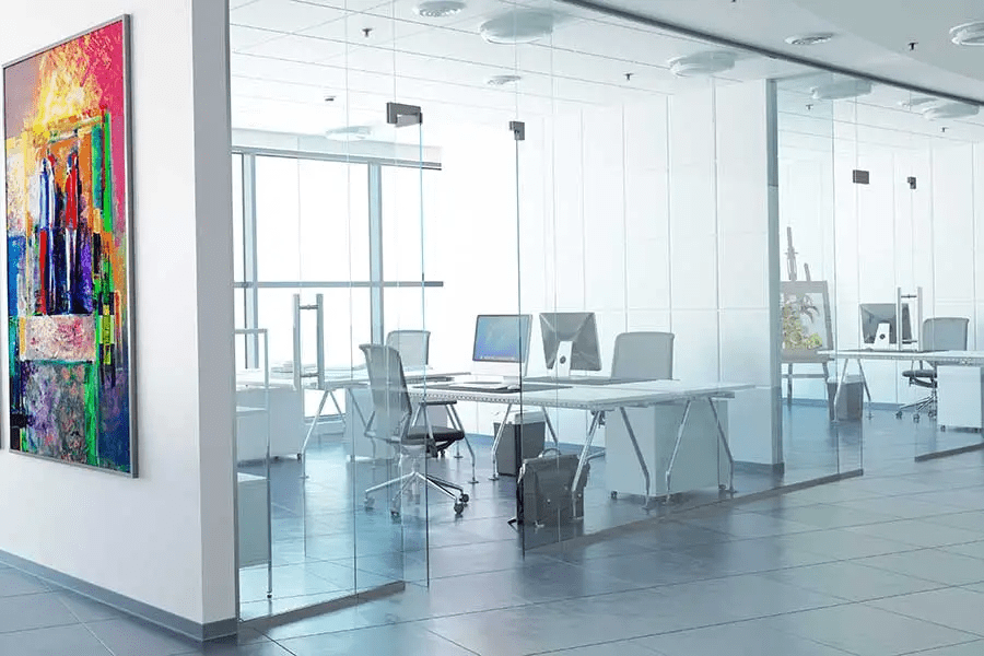 office glass partition
